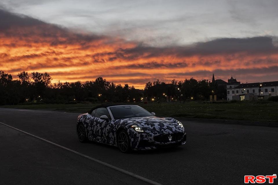 Новый Maserati GranCabrio: первые тизеры